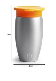 Munchkin Copo Térmico Inox 360º Verde - Bebida Fresca por Até 15 Horas - imagem 4