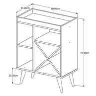Aparador Porto Belo - Buffet com Adega e Design Moderno para Bebidas - imagem 2