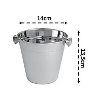 Balde de Gelo Inox 1,25L – Geladeira Portátil para Bebidas - imagem 2