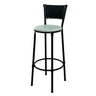 Banqueta Alta Encapada Bege – Estilo e Conforto para Cozinha, Bar e Área Gourmet - imagem 1