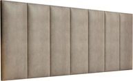 Cabeceira Painel Imperial Estofada Queen Size Bege 1,60m - Design Sofisticado para seu Quarto - imagem 2