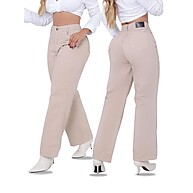 Wide Leg Bege: Jeans Cós Alto e Conforto! - imagem 2