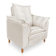 Poltrona de Amamentação com Puff - Conforto Premium para Mamães (Bege Marfim) - imagem 5