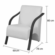 Poltronas Vênus: Conforto e Elegância em Suede Bege - imagem 2
