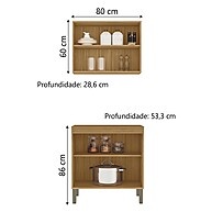 Cozinha Completa Ametista 0,80m: Praticidade e Beleza - imagem 2