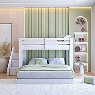 Beliche Casal Montessoriano Family Star Plus: Solução Inteligente para Quartos Infantis - imagem 1