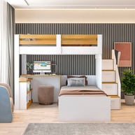 Beliche Solteiro com Escrivaninha Star Office - imagem 1