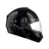 Capacete Moto Infantil Fly Young Belle Preto e Prata: Segurança e Estilo para Pequenos Aventureiros! - imagem 1