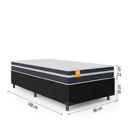 Colchão Molas Qatar 88x188: Conforto e Firmeza para Dormir Bem - imagem 2
