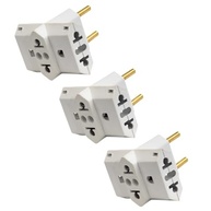 Kit 3 Adaptadores T Benjamim 3 Entradas 10A Bivolt: Multiplique suas Tomadas com Segurança! - imagem 2
