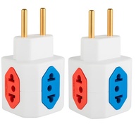 Kit 2 Adaptadores de Tomada Benjamin Power Cubo: 4 Entradas Bivolt 10A/20A - Expanda suas Conexões com Segurança e Estilo! - imagem 1