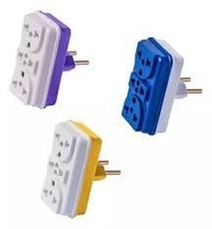 Kit 3 Adaptadores Tomada Benjamin T Multiplicador 10A/20A Bivolt - CompleteStore® - imagem 4
