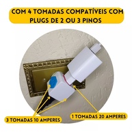 Adaptador Tê 4 Em 1: Kit 50 Unidades Benjamin - imagem 2