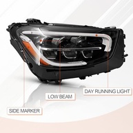 Farol de LED Direito Passageiro Mercedes Benz GLC W253 (2020-2022) - Iluminação Premium - imagem 4