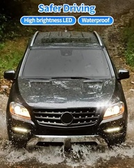 DRL LED Luz de Circulação Diurna para Mercedes Benz W166 ML/X204 GLK - Segurança e Estilo - imagem 5