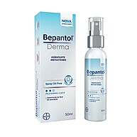 Bepantol Derma Spray 50ml: Hidratação Instantânea Facial e Corporal - imagem 1