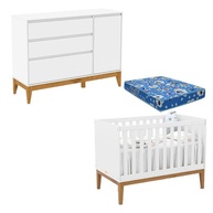 Berço Americano + Cômoda: Conforto e Organização - imagem 1