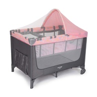 Berço Portátil Luck Rosa: Conforto e Segurança! - imagem 1