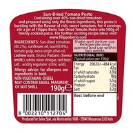 Molho Pesto de Tomate Seco Filippo Berio 190g - imagem 2