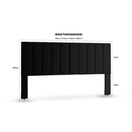 Cabeceira para Cama Box Casal 1,40m Luxo Berlin - Design Moderno com 5 Cores - imagem 4