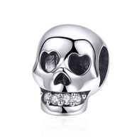 Berloque Caveira Prata 925 BAMOER - Estilo Único! - imagem 1