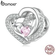 Berloque Coração Bamoer 925: Elegância em Prata - imagem 1