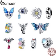 Berloques Bamoer 925: Prata e Silicone para Pulseiras - imagem 1