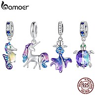 Berloques Bamoer 925: Tartaruga, Cavalo Marinho e Mais! - imagem 1