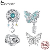 Berloques Bamoer Prata: Borboleta e Sonhador - imagem 1