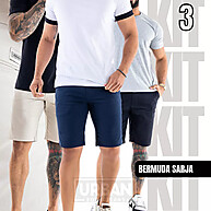 Bermuda Sarja Masculina: Estilo e Conforto! - imagem 1