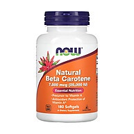 Beta Caroteno 7.500mcg Now Foods: Pele e Visão! - imagem 1