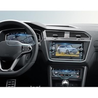 Kit 4 Protetores de Tela BIBIBO para VW Tiguan 2022-2024: 20.3cm Navi + 26cm Painel + AC - imagem 2