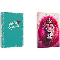 Bíblia ACF: Kit Coração Vermelho + Leão Judá - imagem 1