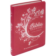 Bíblia ARC Pink: Letra Grande e Capa de Couro - imagem 1