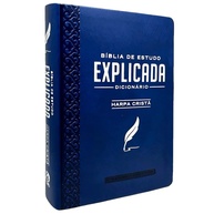 Bíblia de Estudo Explicada ARC: Harpa Cristã Azul - imagem 1