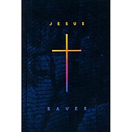 Bíblia Jesus Saves NAA Capa Dura Azul – A Bíblia Clássica Atualizada - imagem 1