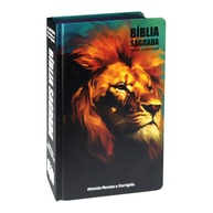Bíblia Leão Pintura: Almeida Revista e Corrigida - imagem 1