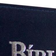 Bíblia RC Letra Hiper Gigante com Ziper e Capa Azul - imagem 1