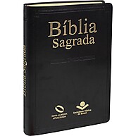 Bíblia Sagrada Capa Luxo Preta NAA – Leitura Diária com Estilo - imagem 1