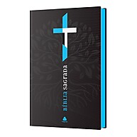 Bíblia Sagrada NVI Neon Azul | Capa Dura e Letra Normal - imagem 1