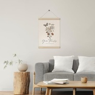Pôster Decorativo Cristão com Moldura Boho - Versículos Bíblicos em Design Floral 30,5x40,6cm - imagem 3