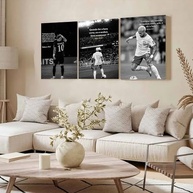 Kit 3 Quadros Decorativos com Versículos Bíblicos Inspiradores - Edição Especial Neymar Jr - imagem 3