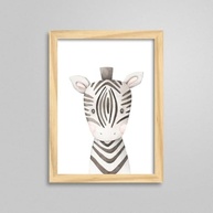 Quadros Infantil Bichinhos - Zebra, Leão e Girafa | Decoração Temática para Quartos de Bebê e Criança - imagem 4