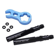 Kit Extensor Válvula Pneu Bicicleta Alumínio Aqxreight 45mm - Vedação Segura e Leve - imagem 3