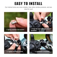 Trava Antifurto para Capacete de Moto e Bicicleta com 2 Chaves - Segurança Total - imagem 4