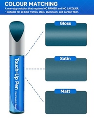 Tinta de Retoque para Bicicleta Metallic Navy Gloss (#315E99) – Compatível com Giant, Reparação Fácil de Arranhões e Lascas - imagem 3