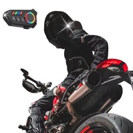Fone de Ouvido Capacete Bluetooth 5.4 Lanterna - Segurança e Som para Moto e Bicicleta - imagem 1
