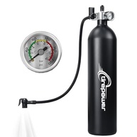 Inflador de Pneu de Bicicleta Tubeless com Medidor - Booster 1.3L Rápido e Eficiente - imagem 2