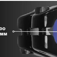 Mesa Avanço GTU Traker 100mm 40° – Ajuste Positivo/Negativo para Bicicleta - imagem 2
