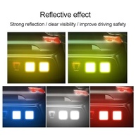 20 Adesivos Refletivos de Segurança: Visibilidade Noturna para Veículos e Bicicletas (Branco 4x4cm) - imagem 4